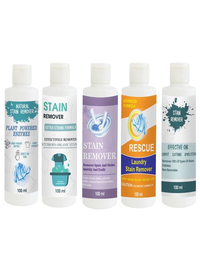 TOOVUS Stain Remover Combo Pack of Shirt, Doll, Purple, Orange and Sky Stain Remover | Multi-Surface Cleaning Solution for Clothes, Fabrics, Upholstery (100 g Each) - Image 1